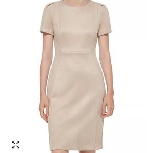 Calvin Klein Suede Dress